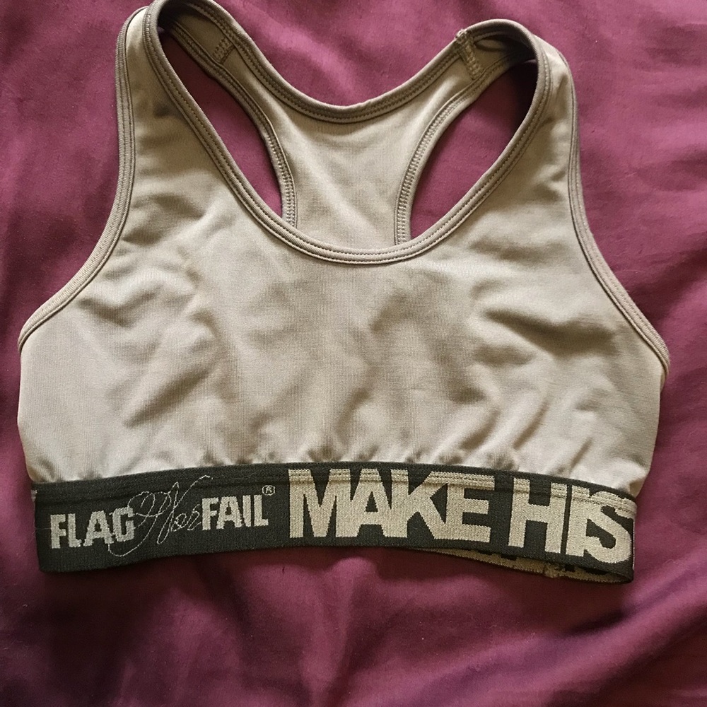 Flag Nor Fail sports bra